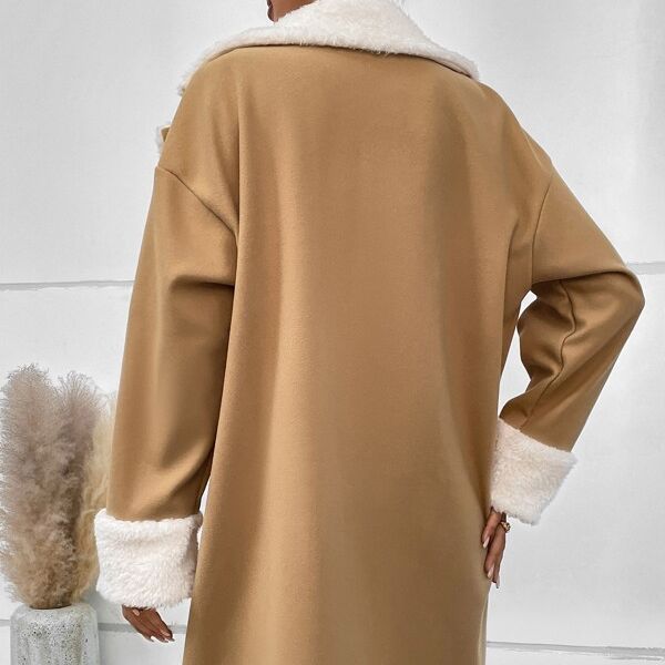 Manteau en Laine pour Déplacement Décontracté pour Femme